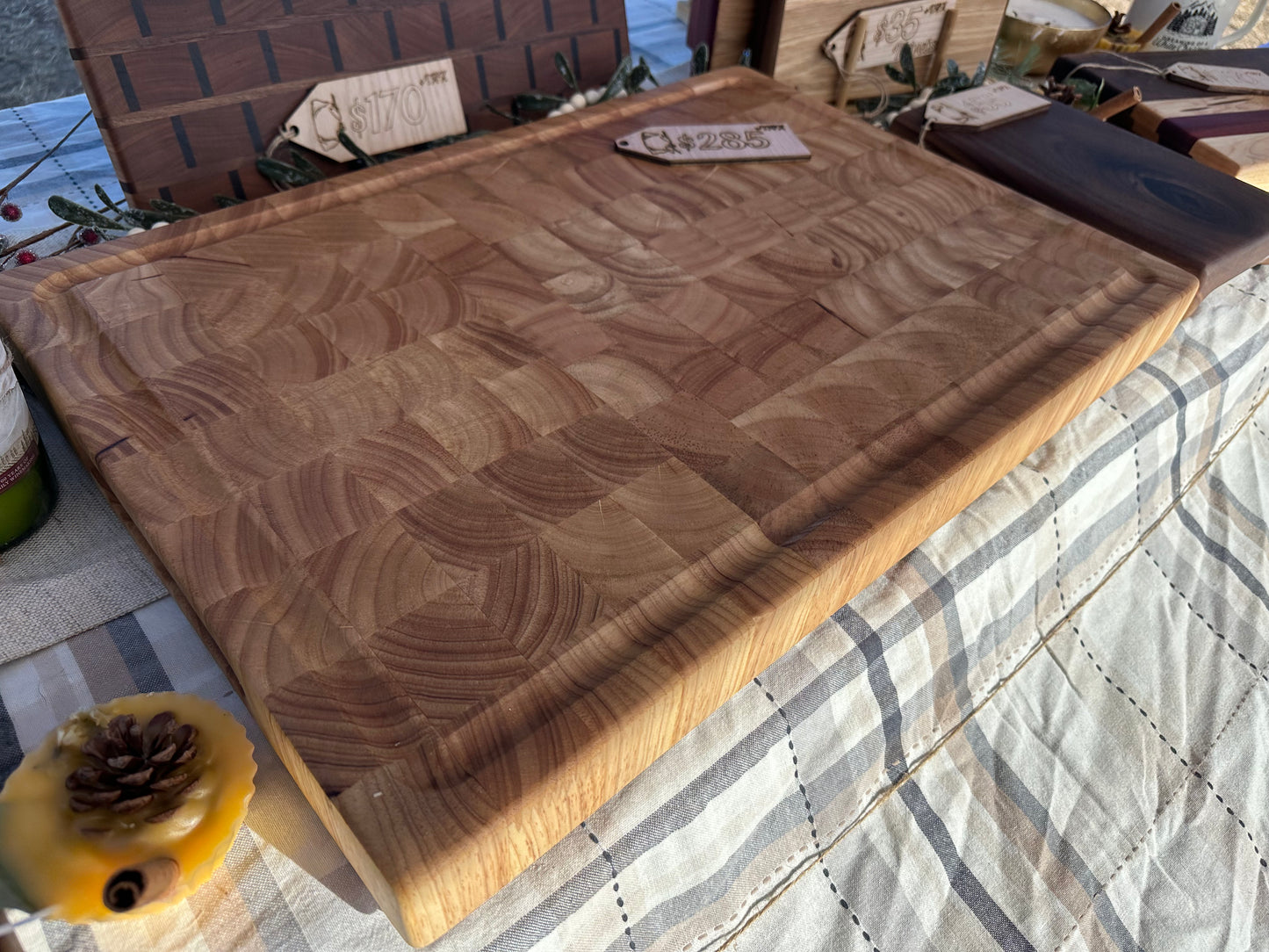 The Brisket End Grain Cutting Board