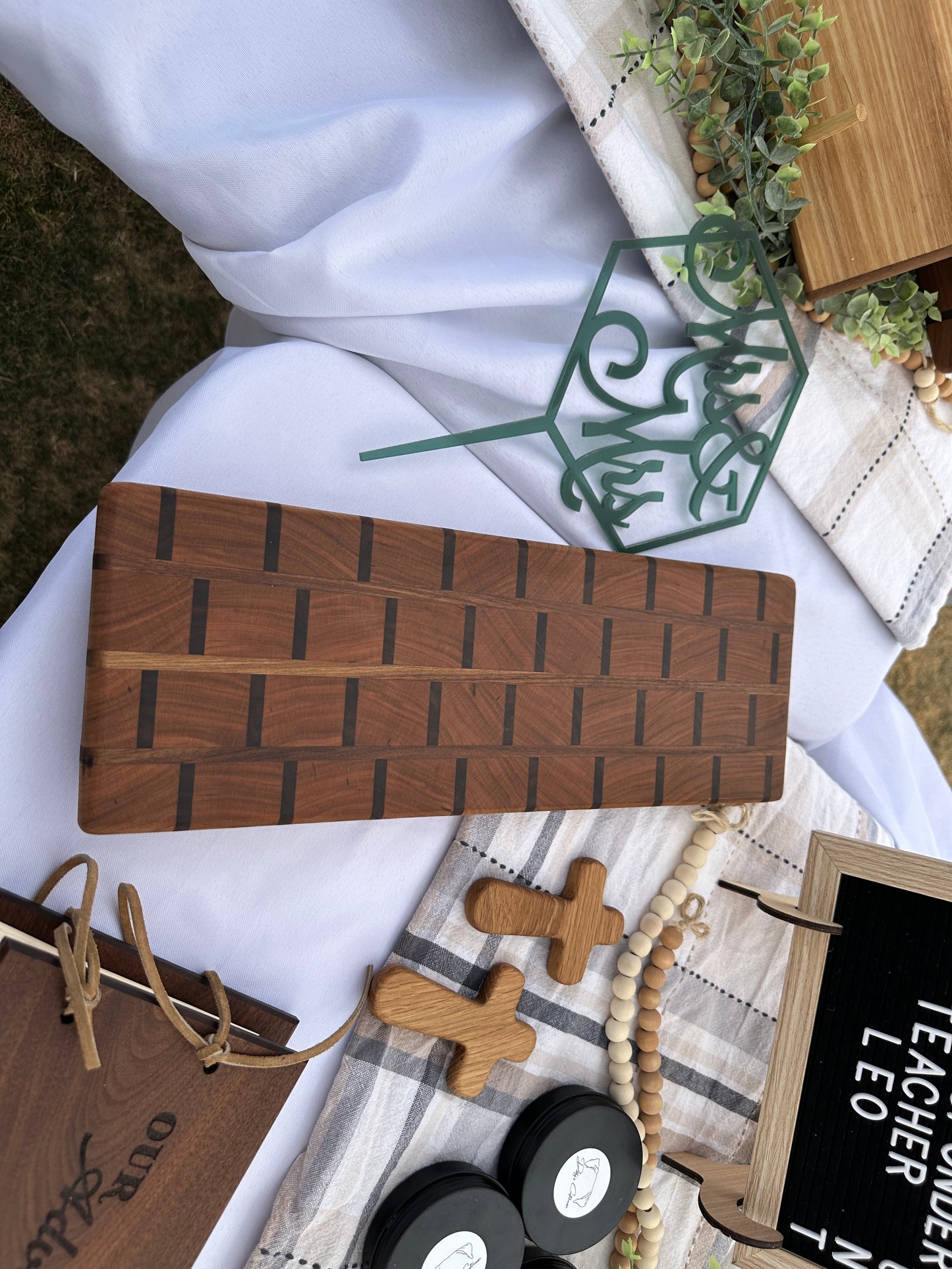 Brick Pattern Serving Board